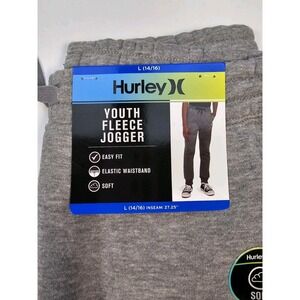 HURLEY  FLEECE‎ JOGGER SWEATPANTS Gray  New